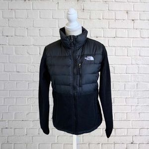 North Face Black Fleece 550 puffer jacket.